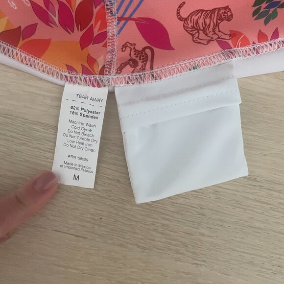 Jessie Zhao High Waist Yoga Leggings In Crossing Red Medium - Picture 9 of 9